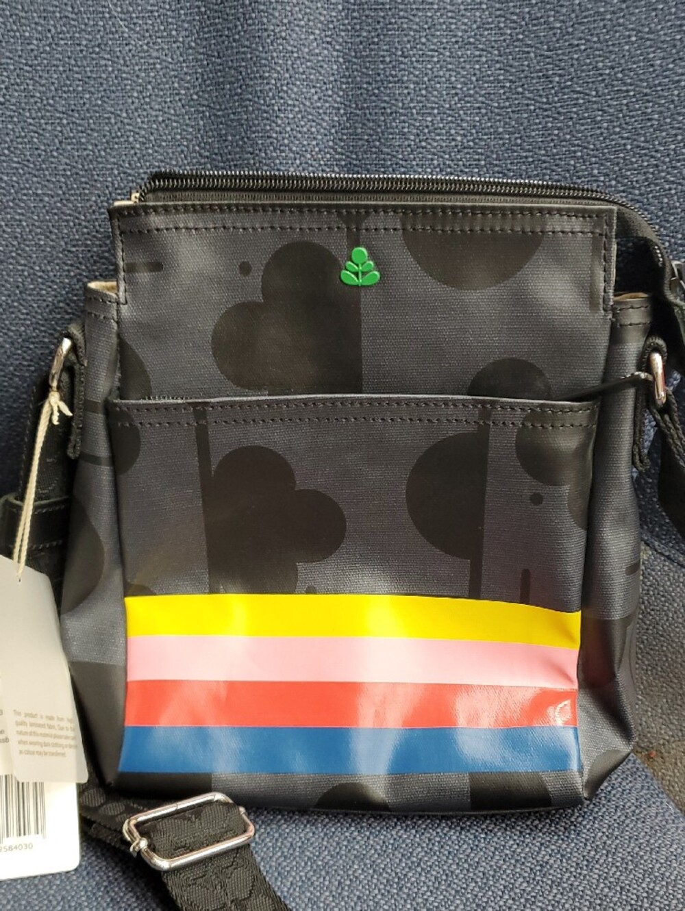 Elephant Maze Ranger Crossbody Bag - Charcoal